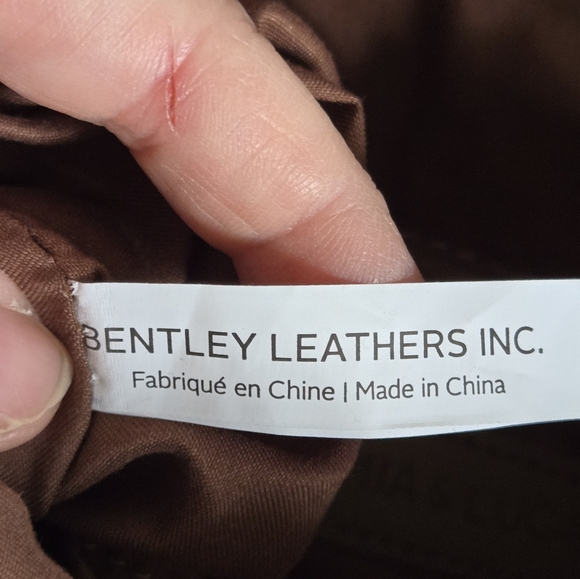 Bentley Leathers Inc. Mia & Luca Elegant Tan Women's Leather Bag - Picture 11 of 12